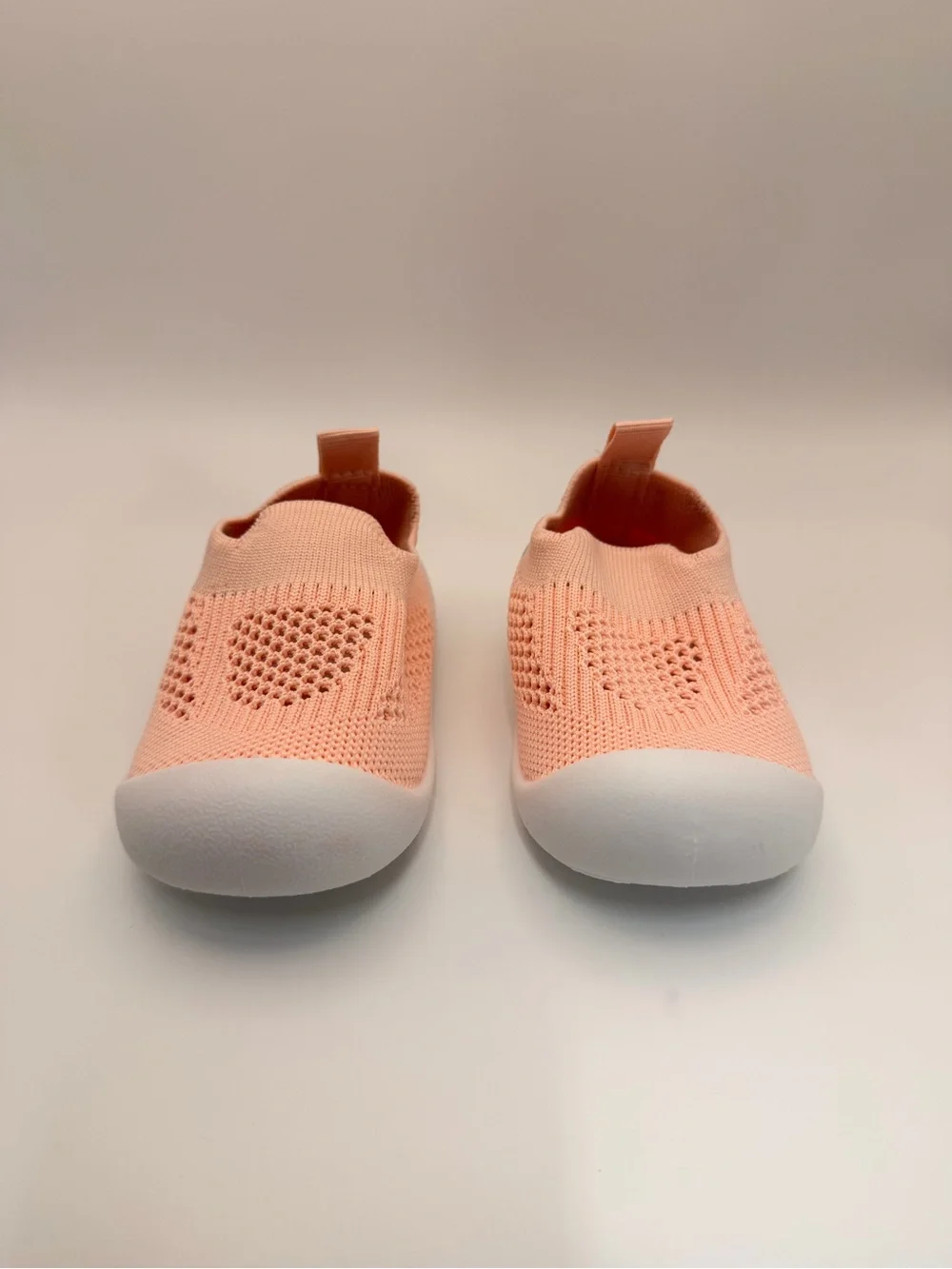 Pink Knit Toddler Slip-On Shoes Approx Size 5.5–6